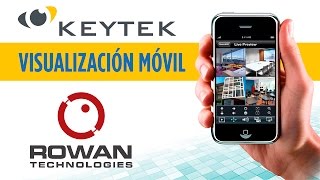 Visualización de DVR a través de un teléfono Android  Keytek [upl. by Eenar]