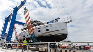 Arksen launch 85ft Explorer Vessel [upl. by Ahsatsana]