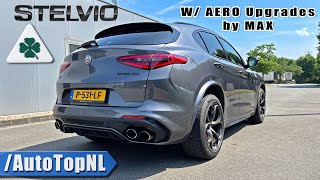 ALFA ROMEO Stelvio Quadrifoglio REVIEW on AUTOBAHN NO SPEED LIMIT by AutoTopNL [upl. by Hailey]