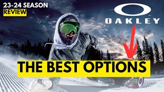 🔥BEST OAKLEY snow GOGGLES 2024 snowboard amp ski  Quick Review 💨 [upl. by Berard]