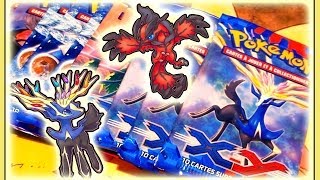 Ouverture de 10 boosters Pokémon XY  Un deux trois [upl. by Haraz686]