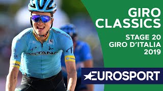 Pello Bilbao talks about the finish of stage 20 on 2019  Giro Classics  Cycling [upl. by Adroj]