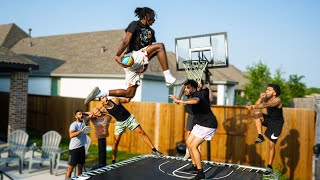 YDN TRAMPOLINE BASKETBALL 1v1s [upl. by Senilec]