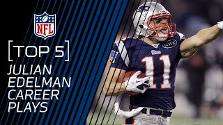 Top 5 Julian Edelman Career Plays Up to 2016  New England Patriots  NFL [upl. by Particia150]