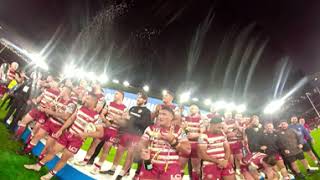 Wigan Warriors 360 Grand Final Trophy Lift [upl. by Oribelle557]