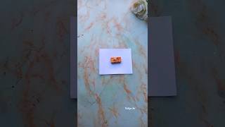 DIY mini sunset dolphin painting 😱😱🐬 wood sunsetpainting sunset artideas mini diy shorts [upl. by Aicats]