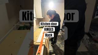 Hack on how to fix hinges on a kitchen unit door [upl. by Eneirda535]