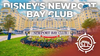 🇫🇷 DISNEYLAND PARIS Disneys Newport Bay Club  Hotel Walkthrough 4K [upl. by Bortz]