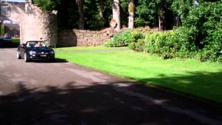 MG Car Rally Convoy Scone Palace Perth Perthshire Scotland [upl. by Sandler]