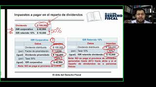 ¿Cuánto ISR pagarás al repartir dividendos Descúbrelo aquí [upl. by Ozkum]