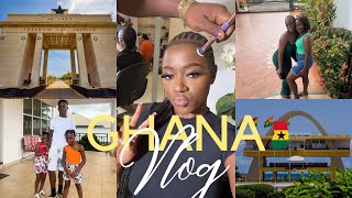 GHANA TRAVEL VLOG FAMILY FRIENDS FOOD AND ENJOYMENT [upl. by Kesia558]