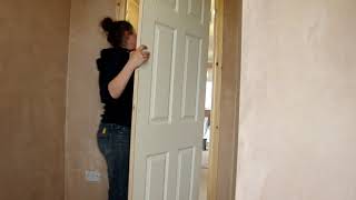 How to Hang a Door With Flush Hinges  The Carpenters Daughter [upl. by Eillit]