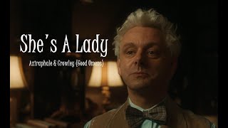 quotShes A Ladyquot  Aziraphale amp Crowley Good Omens [upl. by Dorrahs]