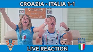 CROAZIA  ITALIA 11 LIVE REACTION SCATENATA [upl. by Maryjane]