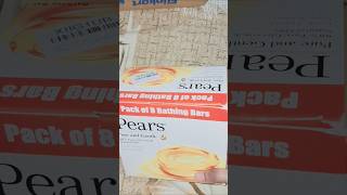 Unboxing 8 pics pears shop 🧼 from flipcart 🤗😊🥰priyankaraj1534 flipkart soap coolfinds [upl. by Birchard818]