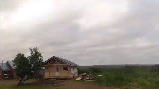 Alaska cabin building [upl. by Silirama]