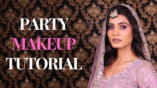 Party Makeup Tutorial for Beginners  Simran Kaur Makeovers [upl. by Vicky128]