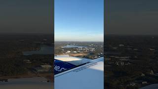 Views landing into RaleighDurham International Airport North Carolina Airtravel RDU Travel [upl. by Koblas]