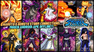 NEW NARUTO x BORUTO Ninja STORM Connections Mugen Android OFFLINE💯  200 Characters Update 2024🔥 [upl. by Euqininod248]