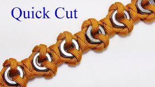 Hex Nut Paracord Bracelet  Quick Cut [upl. by Lavelle361]