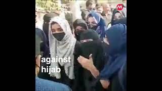 Hijab Principal of govt college in Karnataka closes campus gates to Muslim girls wearing hijab [upl. by Kingdon]