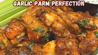 Perfect Garlic Parmesan Chicken Wings in Air Fryer With Ultra Crispy Skin [upl. by Brandes880]