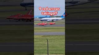 Red arrows leaving Prestwick for Northern Ireland [upl. by Anitserp]