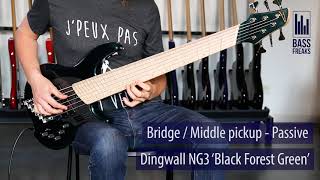 Dingwall NG36 Black Forest Green Live Demo  BassFreaksnet [upl. by Elodia]