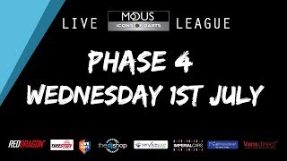 The MODUS ICONS OF DARTS LIVE LEAGUE  WEDNESDAY 1ST JULY [upl. by Neeneg]