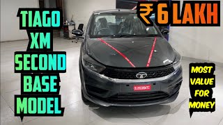 2024 Tata Tiago XM Variant Second Base Model ₹ 6 lakh Most Valuable Model ❤️‍🔥😍🫶 [upl. by Isia]