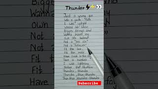 Thunder ⛈️ lightning imaginedragons thundernaturesounds [upl. by Annaul]