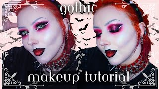 VampireRed Snatched Smoky Eye amp Ombre Lip An Easy Tutorial [upl. by Bessie45]