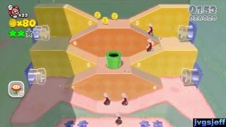 Super Mario 3D World  Double Cherry Pass World 25 [upl. by Baal]