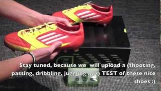 UnboxingReview Adidas AdiZero MiCoach NEW  gelbrotyellowred  englischdeutsch [upl. by Amjan911]