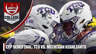 Fiesta Bowl TCU Horned Frogs vs Michigan Wolverines  College Football Playoff [upl. by Bathsheeb574]