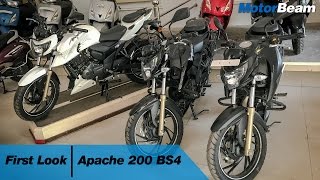 TVS Apache 200 BS4  3 Changes  MotorBeam [upl. by Chaddie721]