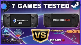 Steam Deck OLED vs Steam Deck LCD  7 Games Tested amp Compared [upl. by Osterhus]