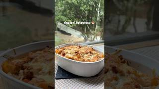 Cozy Fall Rigatoni Bolognese fallrecipe pastarecipe pasta [upl. by Richards]