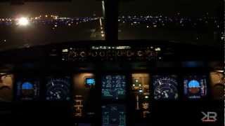 Airbus A330300  Night Takeoff  Chicago OHare Long Version [upl. by Essilrahc]