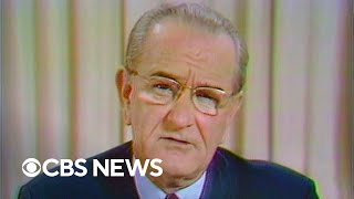 From the archives Lyndon B Johnson announces he wont seek reelection in 1968 [upl. by Ilrahs36]