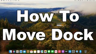 How To Move Dock To Another Screen Or Monitor In macOS  Horizontal amp Vertical Arrangement [upl. by Zednanreh]