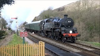 The Works Outing  Swanage Railway Spring Steam Gala 240318 [upl. by Beal518]