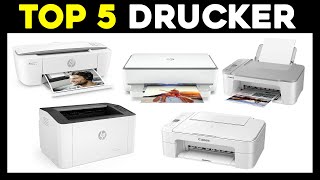 Die besten Drucker unter 100€ ➡️ Welchen Drucker kaufen ❓ TOP 5 [upl. by Modeste855]