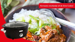 Koreaans stoofpotje uit onze Slow Cooker 🍜🔥 [upl. by Dame]