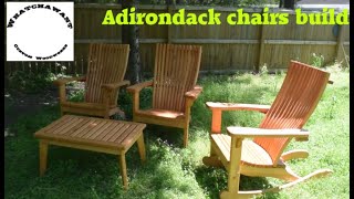 Adirondack chair build and Rocking chair [upl. by Alket836]