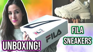 UNBOXING FILA DISRUPTOR II LAS ZAPATILLAS DE MODA [upl. by Qifar959]