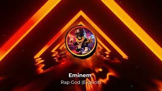 Rap God Explicit  Eminem  SpongeTrap Mix [upl. by Notgnihsaw]