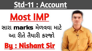 Std11 Account Most IMP Questions [upl. by Dranrev14]