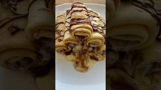 🥞🍫 10Minute Kinder Chocolate Crepes So Delicious shorts chocolate tranding crepes kinder [upl. by Hetty]