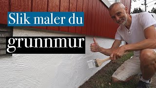 Maling av grunnmur tips fra maler´n [upl. by Jarita747]